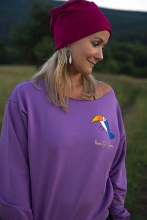 BLUZA SHANTI TUKAN VIOLET