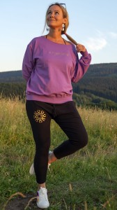 BLUZA SHANTI BE PRESENT VIOLET