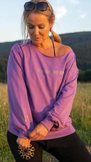 BLUZA SHANTI BE PRESENT VIOLET