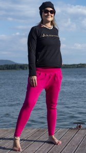 SPODNIE MANTRA NEW AMARANT  LEGGINSY
