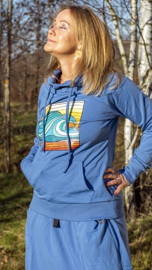 BLUZA ATMAN BLUE FALA