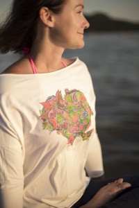 ASANA SUMMER ALL I NEED IS LOVE & YOGA WHITE