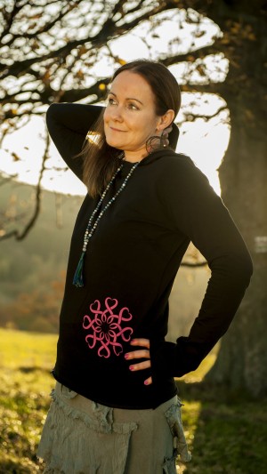 BLUZA SHAKTI MANDALA BLACK