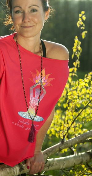 T-SHIRT ASANA SUMMER  MALINOVA INHALE 