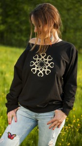 BLUZA SHANTI MANDALA BLACK