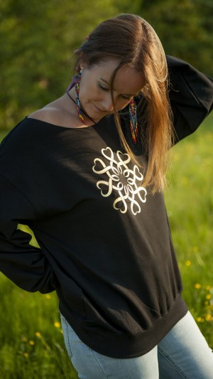 BLUZA SHANTI MANDALA BLACK