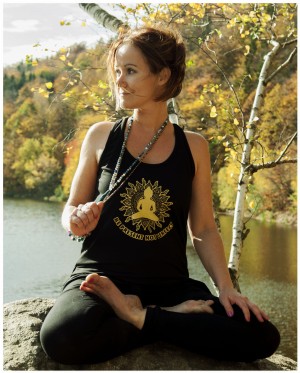 TANK TOP BE PRESENT  BLACK