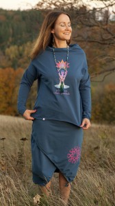 SPÓDNICA MANDALA  DHARMA BLUE